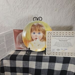 Knowles Fascination Plate 1985 Frances Hook